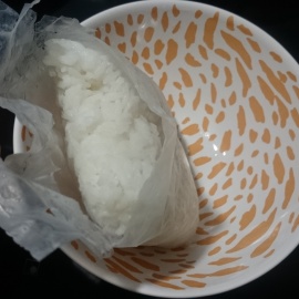 couper un sac de riz