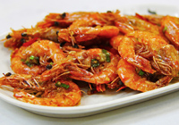 crevettes salées /