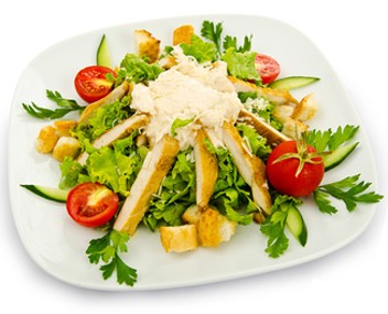 combien cuire le poulet pour la salade césar