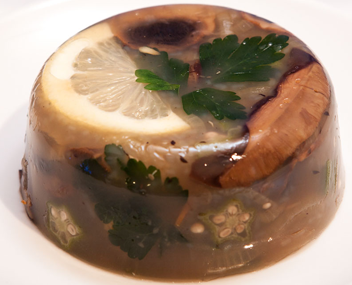 champignons en gelée combien cuire aspic de champignons