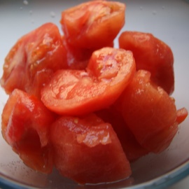 tomates pelées pour lecho tomates pelées