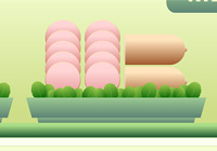 saucisse de pois